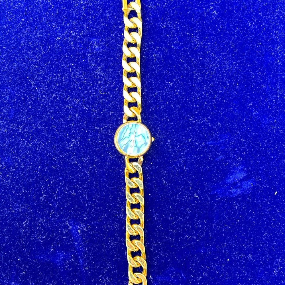 Vintage Sutton Holographic Gold Watch